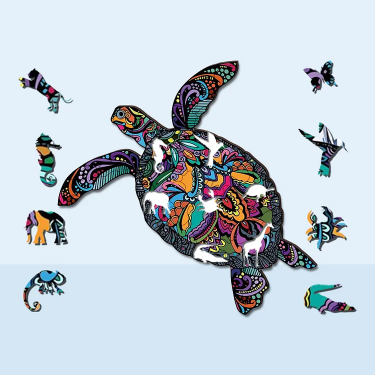 Pacific Turtle Jigsaw - Lubiwood