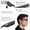 BT Smart Glasses Real-Time 150+ Language Translation Bone-Conduction Music Glasses Built-in Speakers Voice Control for Men Women Sports Cycling Running