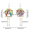 2pcs DIY Diamond Painting Parrot Wind Chimes Crystal Window Suncatcher Craft Set Birthday Gifts Home Garden Decor