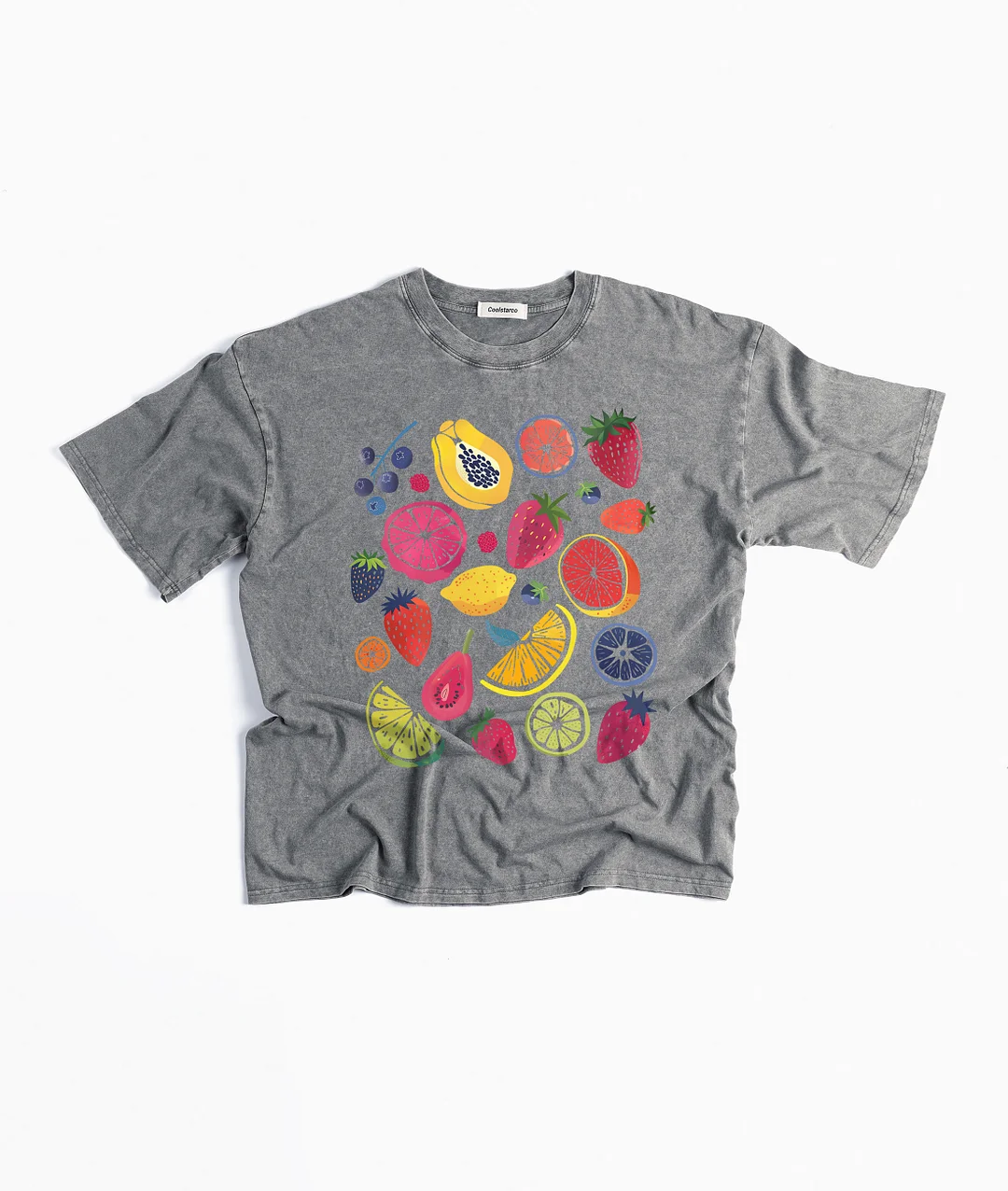 Cute Fruit Washed T-shirt