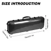 [US Local Warehouse] Carbon Composite Oblong Violin Case for 4/4 Size Shoulder Straps for Outdoor Use