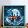 Moon Castle-11CT Stamped Cross Stitch 45*45cm/17.72*17.72in