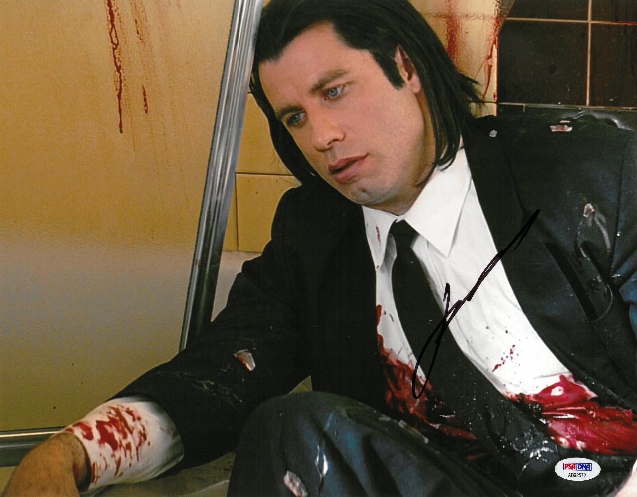 John Travolta Signed Pulp Fiction Autographed 11x14 Photo Poster painting PSA/DNA #AB92572