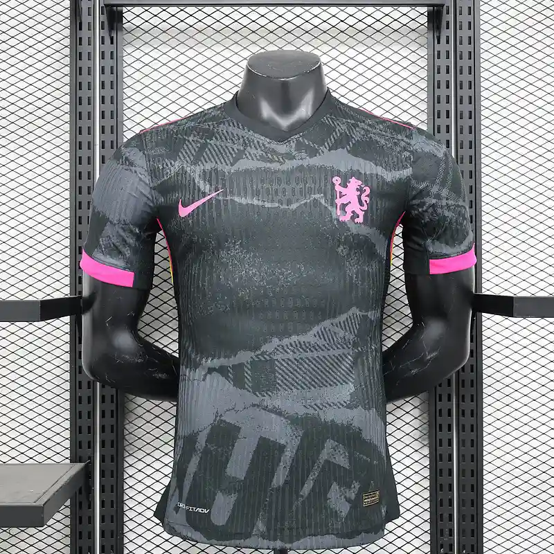24/25 Chelsea third away black player version jersey
