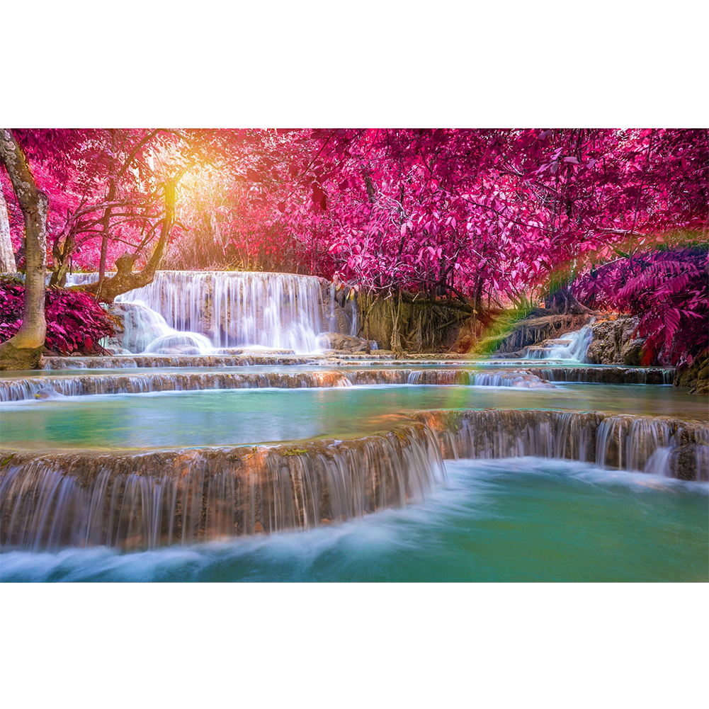 

Waterfall - Round Drill Diamond Painting - 60*40CM (Big Size), 501 Original