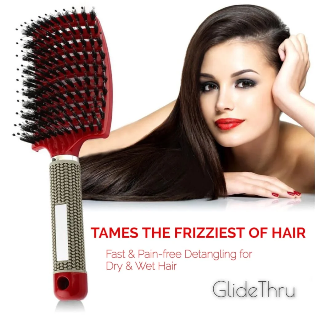 GlideThru™ - The Gentle & Effortless Detangling Hairbrush
