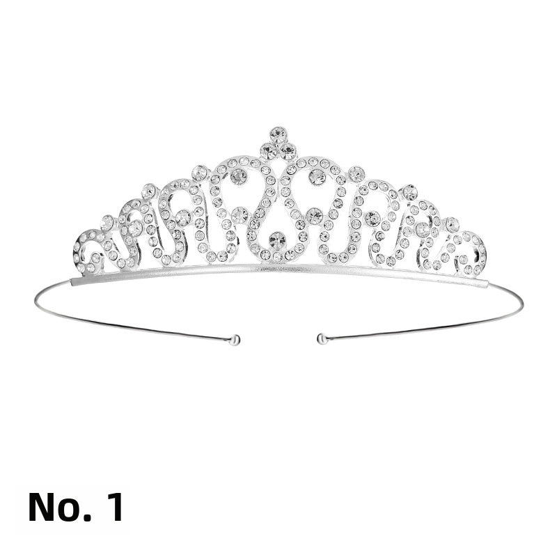 Factory Girl Crown Princess Simple Cute Headband Baby Festival Performance Hair Accessories Bride Crown Wedding Headdress