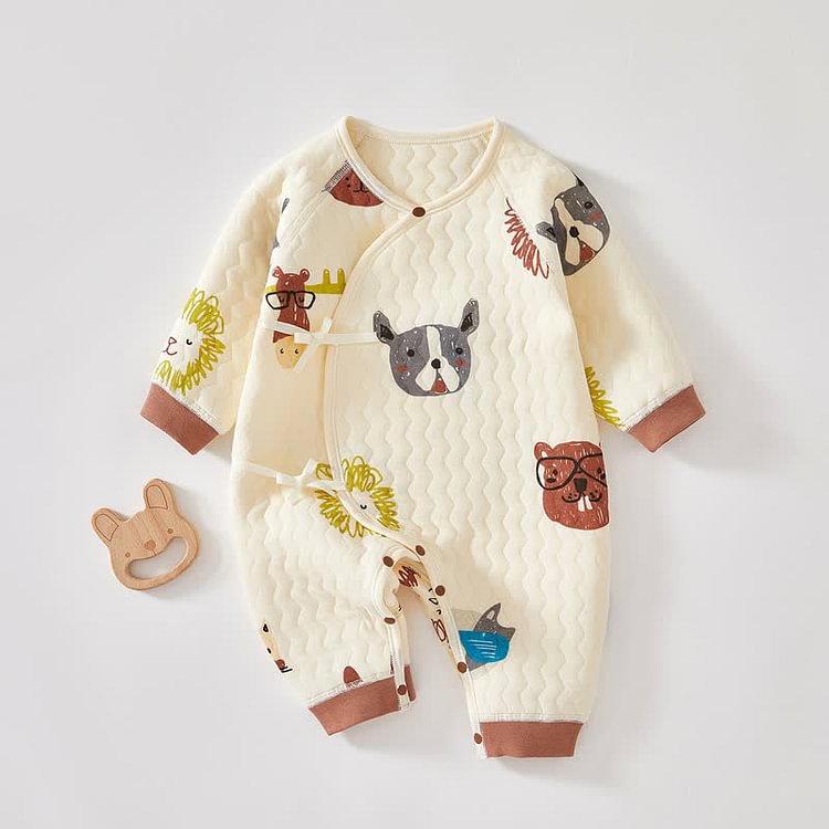 Baby Newborn Animal Kimono Romper