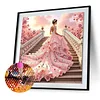 Pink Beauty -Special Shaped Diamond Painting