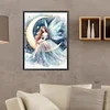 Diamond Painting-DIY Full Round Drill Moon Fairy