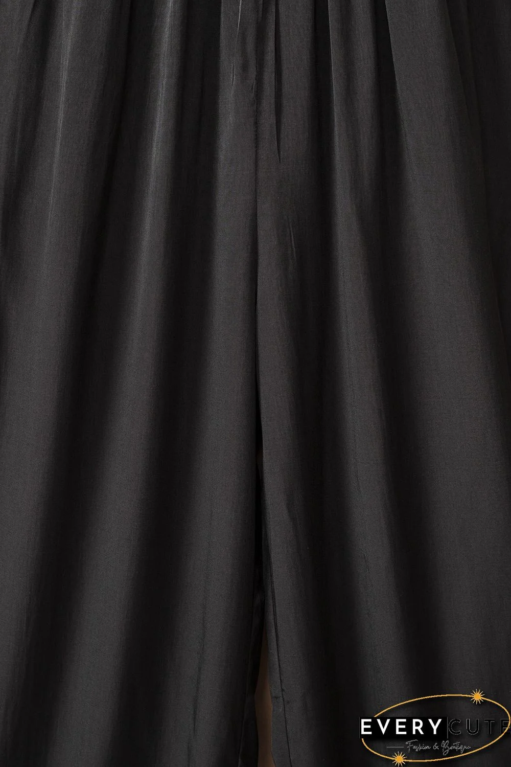 Smocked Pocketed Ruffled Sleeveless Wide Leg Jumpsuit