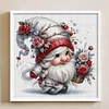 Flower Gnome-18CT Stamped Cross Stitch 30*30cm/11.81*11.81in