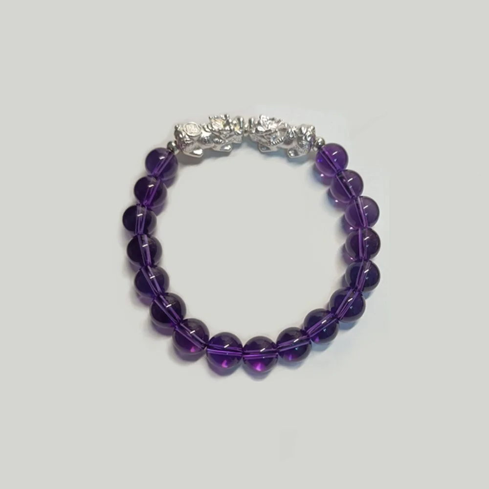 Jungkook purple crystal bracelet