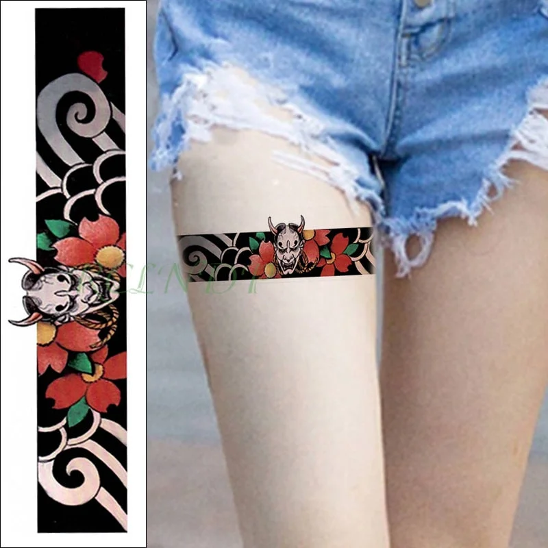 Waterproof Temporary Tattoo Sticker Arabic Letter Heart Love Pattern Personality Fake Tatoo Flash Tatto for Girl Women Men