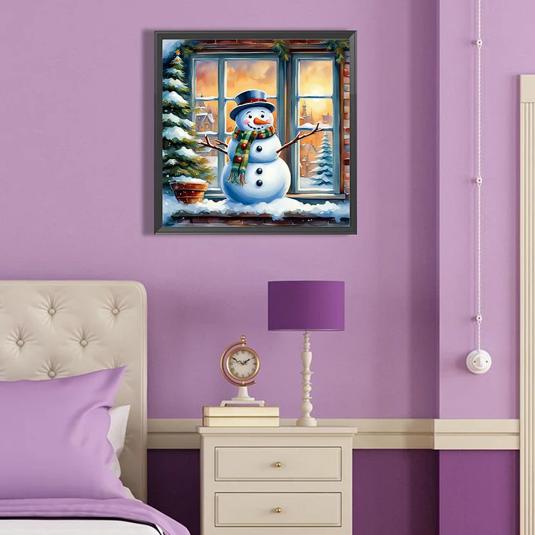  5D Adult Diamond Painting Kits, Owl Christmas Snowman Diamond  Painting Digital Painting Art Decorations, for Beginner Handmade DIY Craft  Room Decor Wall Decor Or Gift（20X24Inch）