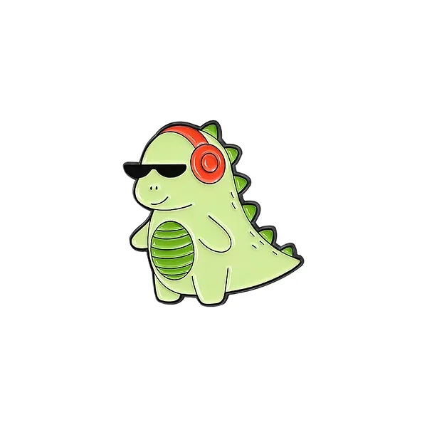 Foto del pin Dino DJ Cool
