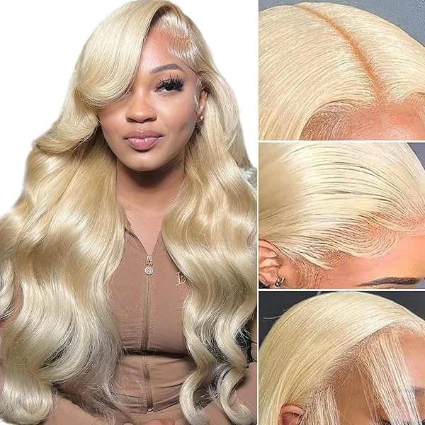 13x4 Body Wave Lace Front Wigs Human Hair for Women 180% Density HD Lace Front Wigs Human Hair Pre Plucked with Baby Hair Natural Hairline Brazilian Virgin Glueless Human Hair Wigs (24 Inch) 24 Inch 13x4 Body wave lace front wig