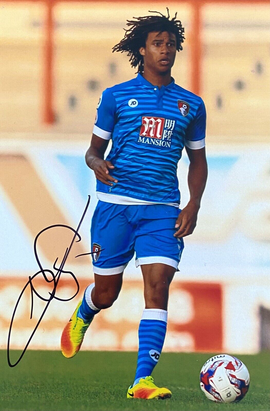 Nathan Ake Genuine Hand Signed Bournemouth AFC 6X4 Photo Poster painting