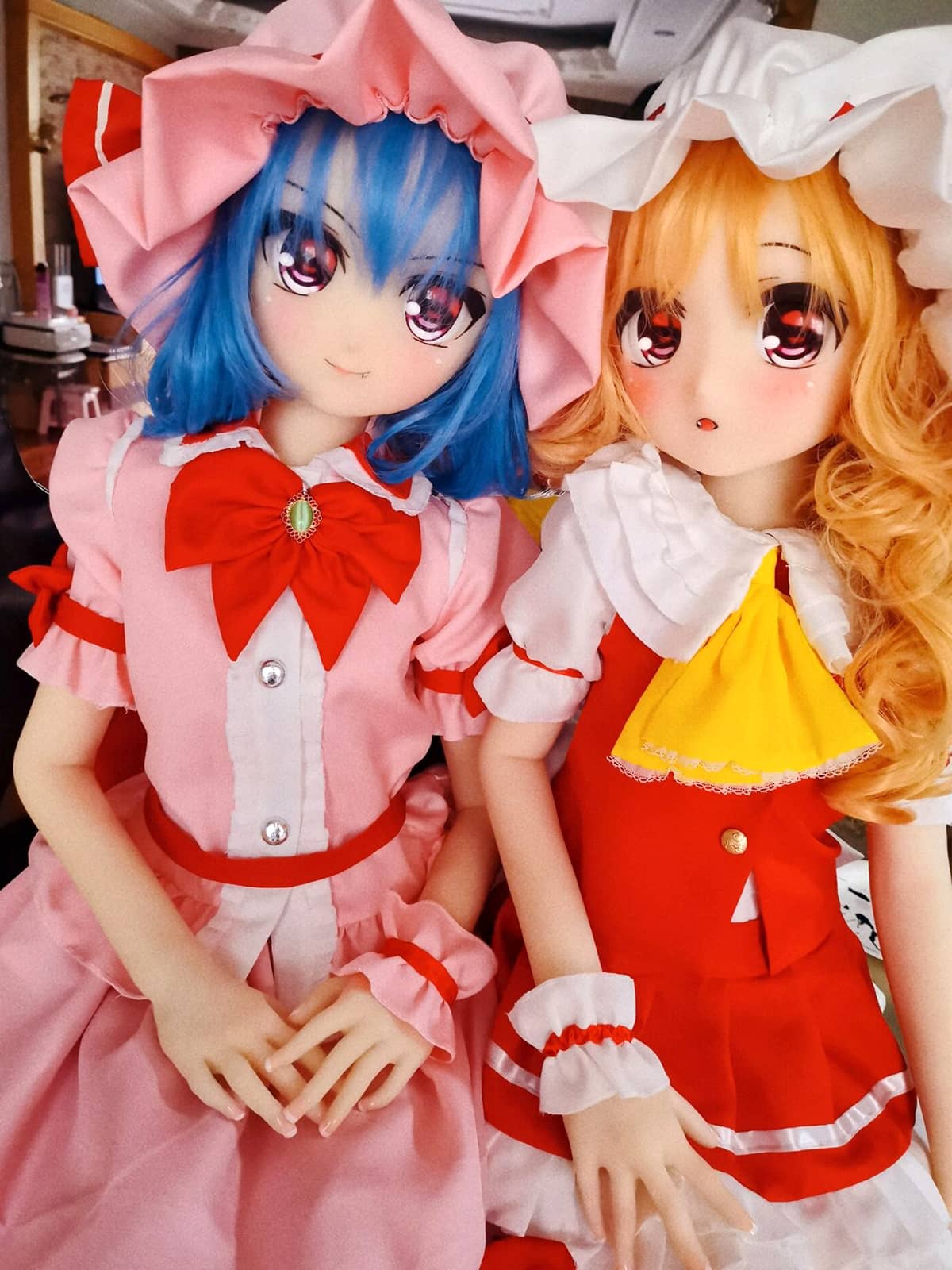 Aotume Mini  Doll 135cm (4.43') Slim TPE  Flat Breasts - Flandre & Reimu Cosplay (NO.508) Aotume Littlelovedoll