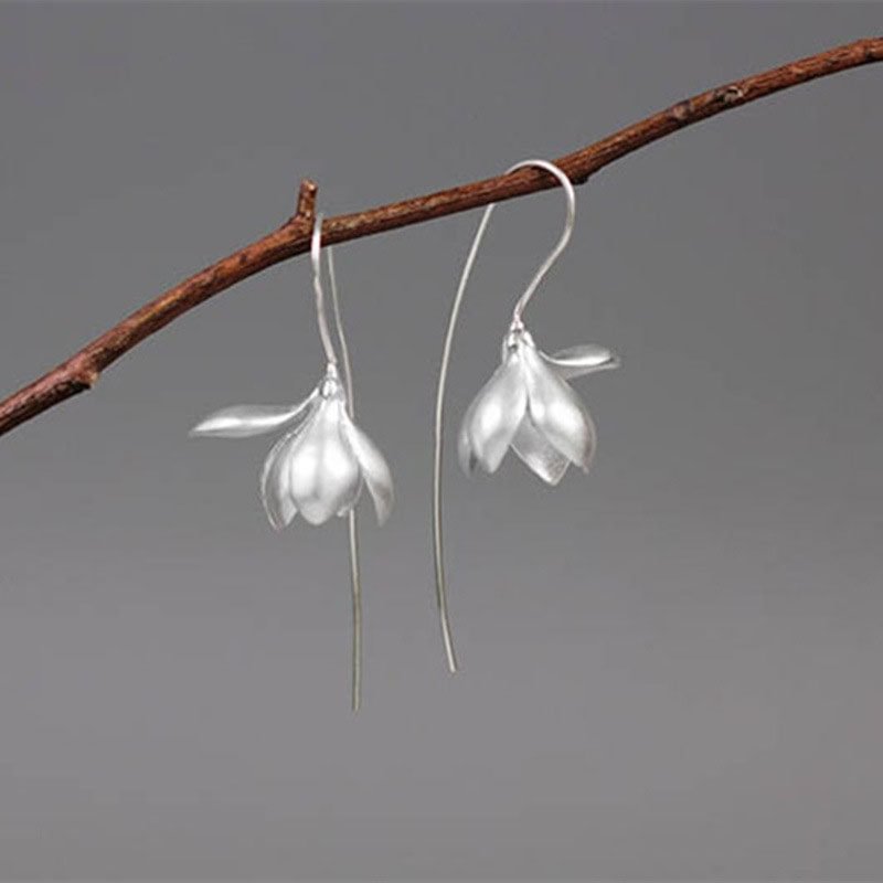 Flower Vintage Earrings All Season Alloy Jewelry