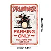 Drummer Parking - Vintage Metal Signs - 20*30cm/30*40cm - Music&Warning