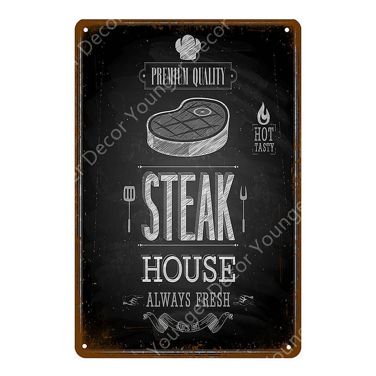 【20*30cm/30*40cm】Dad's BBQ Party - Vintage Tin Signs/Wooden Signs