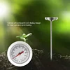 Garden Compost Temperature Monitor Probe Stainless Steel Soil Thermometer