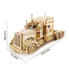 Train de voiture puzzle en bois mod&egrave;le 3D
