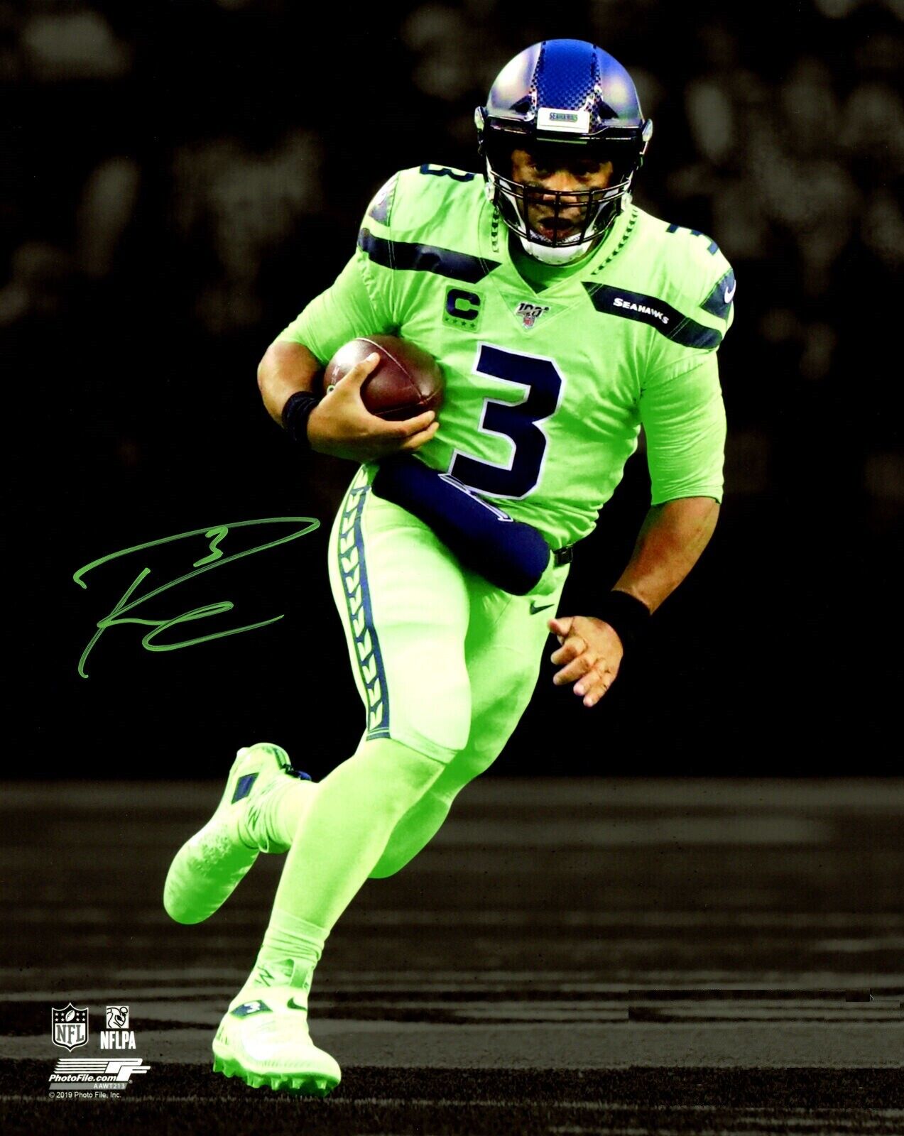 Russell Wilson Autographed Signed 8x10 Photo Poster painting ( Seahawks ) REPRINT ,