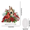 Diamond Painting Acrylic Cardinal  Desktop Decorations Ornaments for Adults Beginner