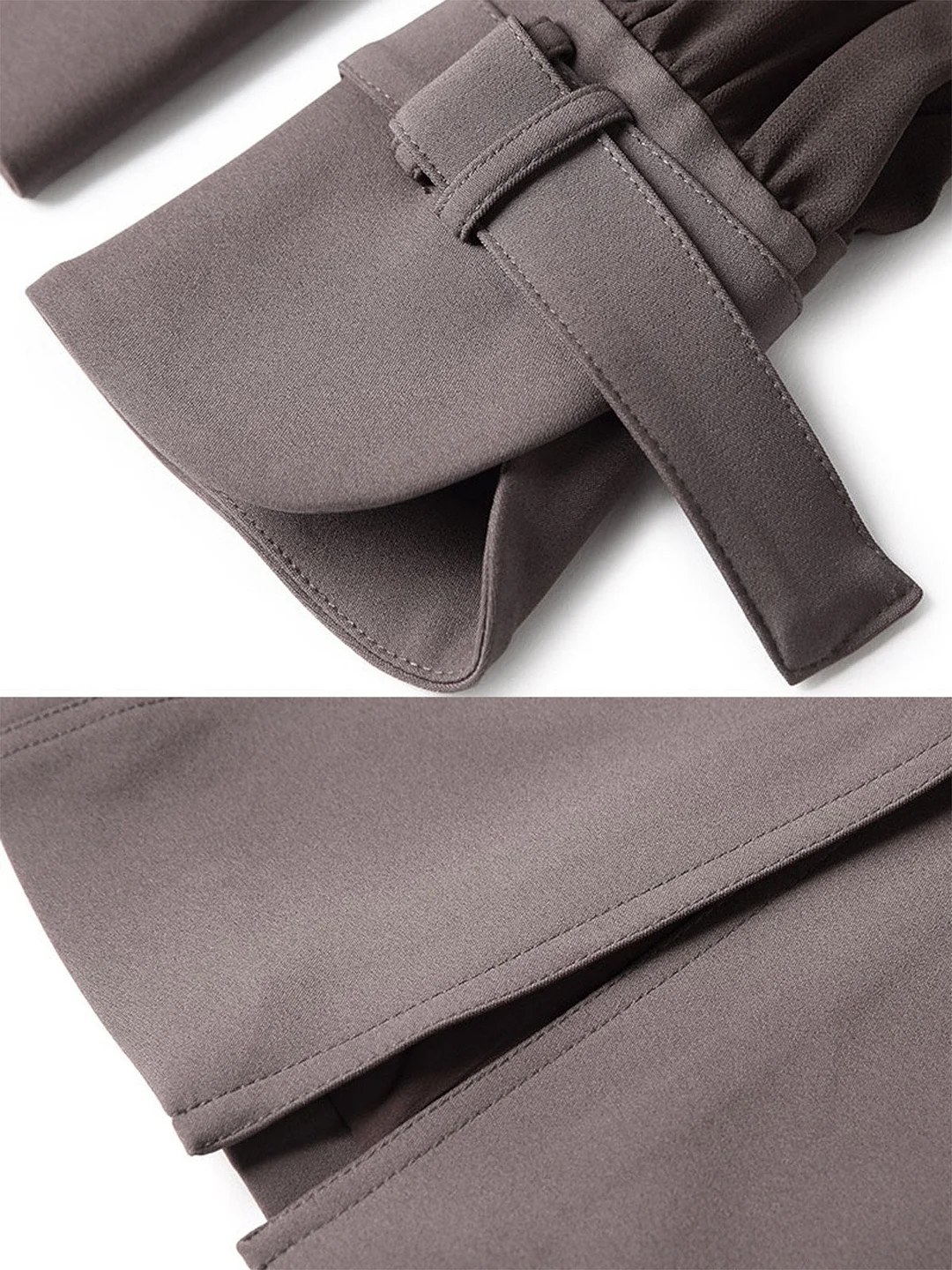 Crew Neck Solid Long Sleeve Elegant Top