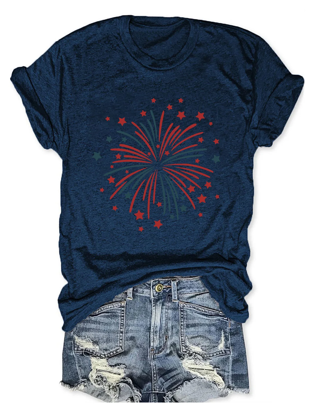 Freedom Family Faith Friends Fireworks T-Shirt