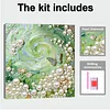 uk.everydayedeals DIY Pearl Painting With Frame - Handmade Self-Adhesive Pearls - Butterfly Vortex(30*30cm)