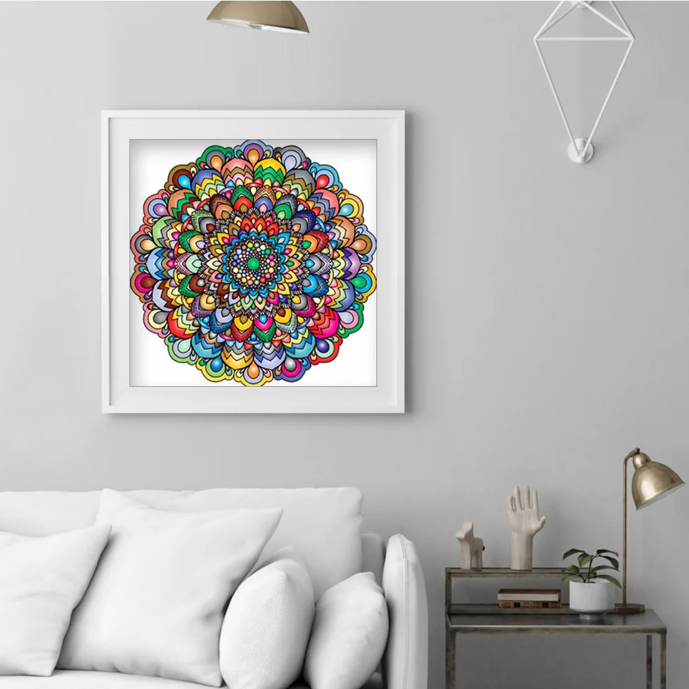 Diamond Painting - Full Round Drill - Mandala(30*30cm)