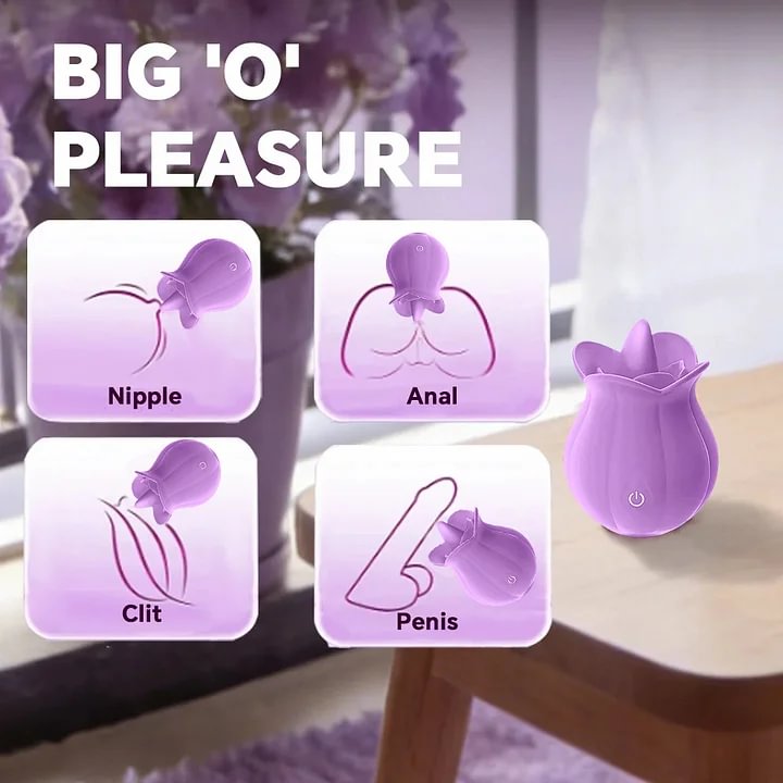 Oral-Like Combo &ndash; Rose & MLEM Tongue Massager