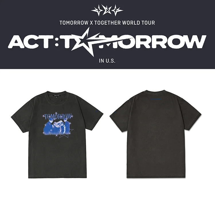 2025 Tomorrow x Together ACT Tomorrow IN US Tour Photo T-Shirt