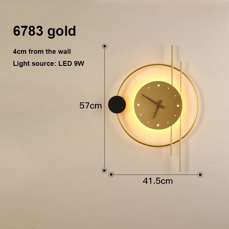 modern LED Wall Lamps Art Clock home decor Aisle bedroom closets wall sconce lamp Living Room Background art interior wall light