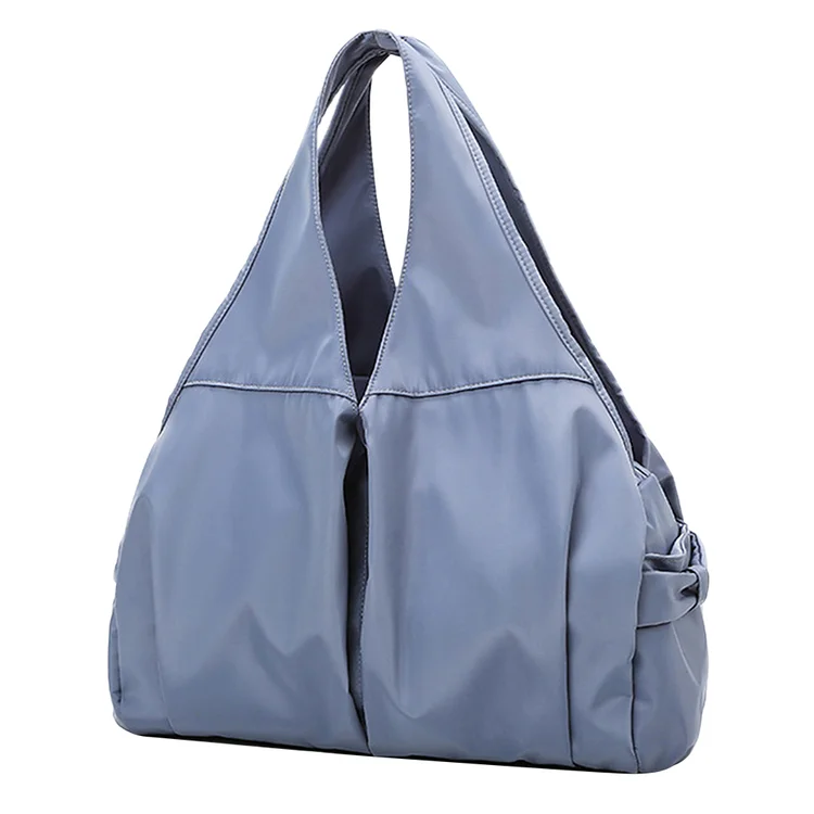 Fitness Bag Dry Wet Separation Waterproof Travel Bag for Sport Yoga (Misty Blue)