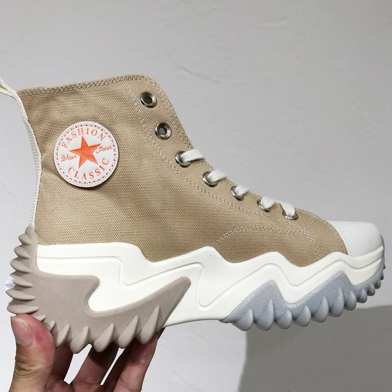 Women Platform Shoes Thick Soled High Top Shoes