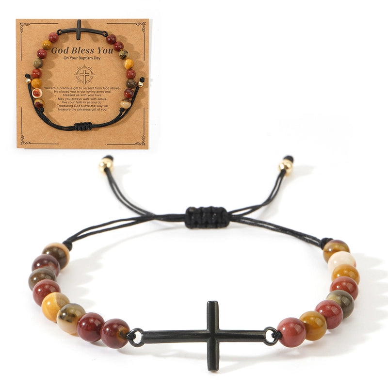 Bohemian Geometric Natural Stone Handmade Men’s Bracelets