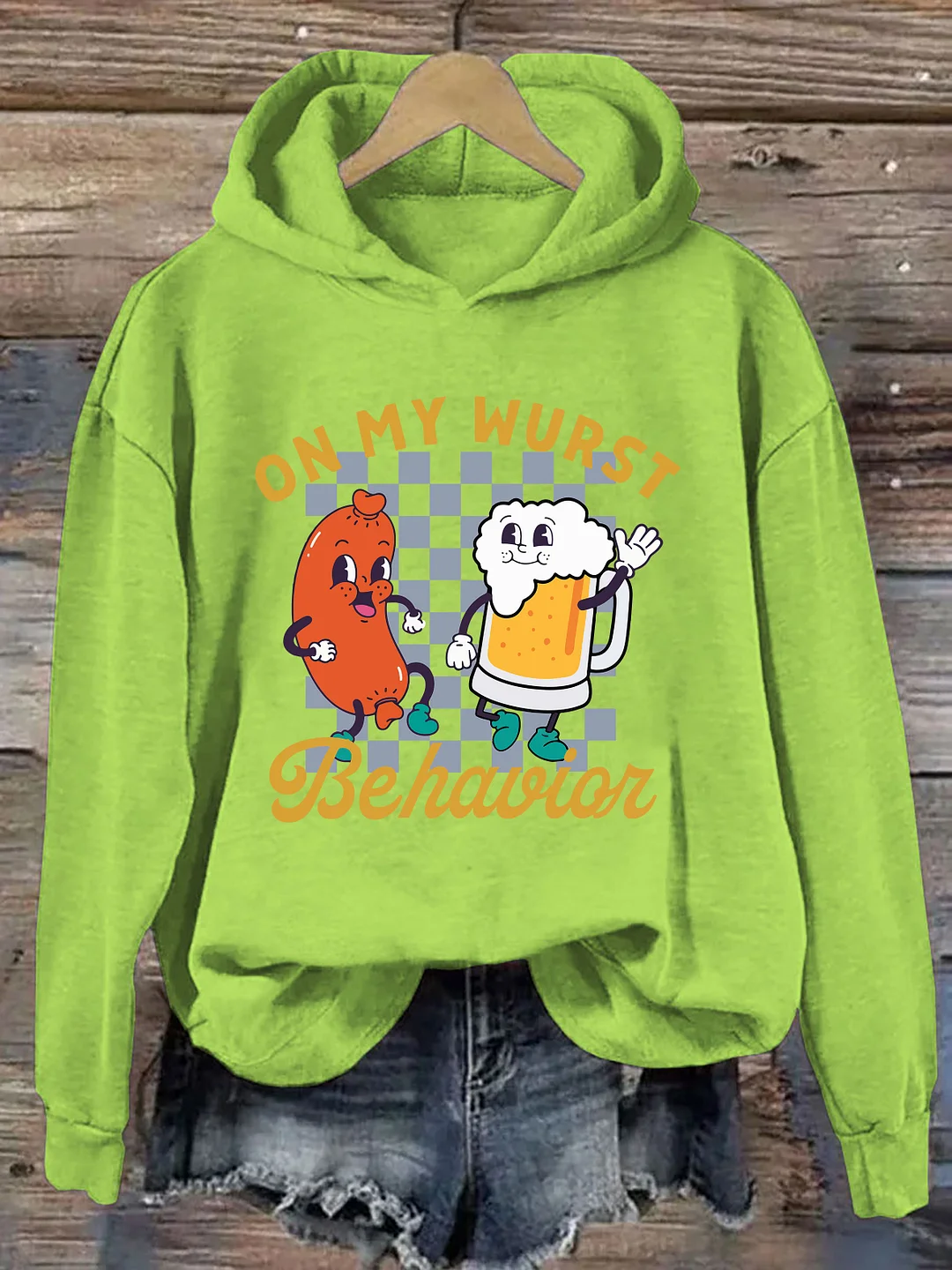 On My Wurst Behavior Hoodie