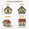 DIY Wooden House Diamond Art Painting Kit for Adults Home (Christmas Cottage)