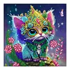 Diamond Painting-DIY Crystal Rhinestone Cat