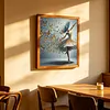 Blue Butterfly Ballerina Special Shaped 5D DIY Partial Drill Diamond Painting Kits 30x30cm Diamond Art Kit for Adults Home Decor