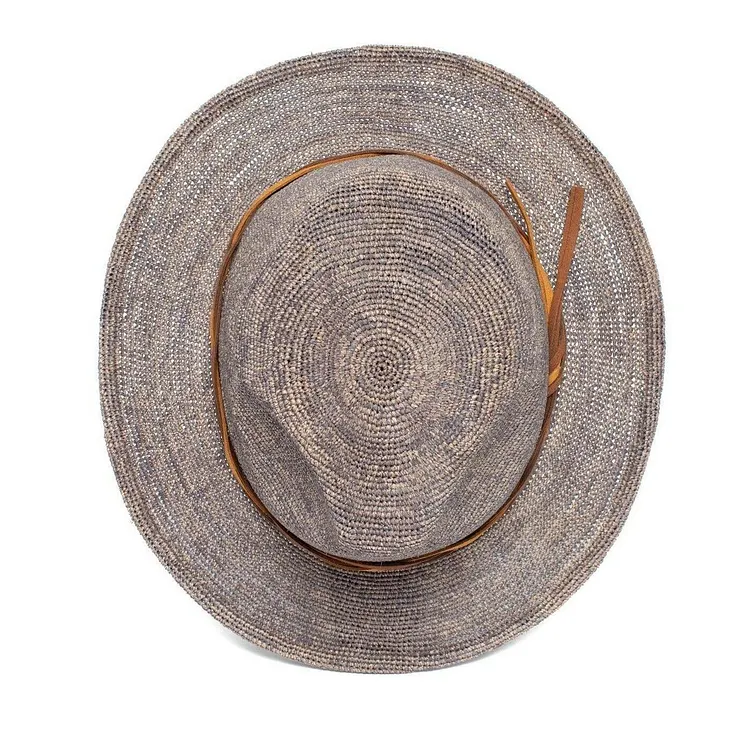 New] Can be rolls up for packing- Goorin Handmade RAFFIA  display picture 2