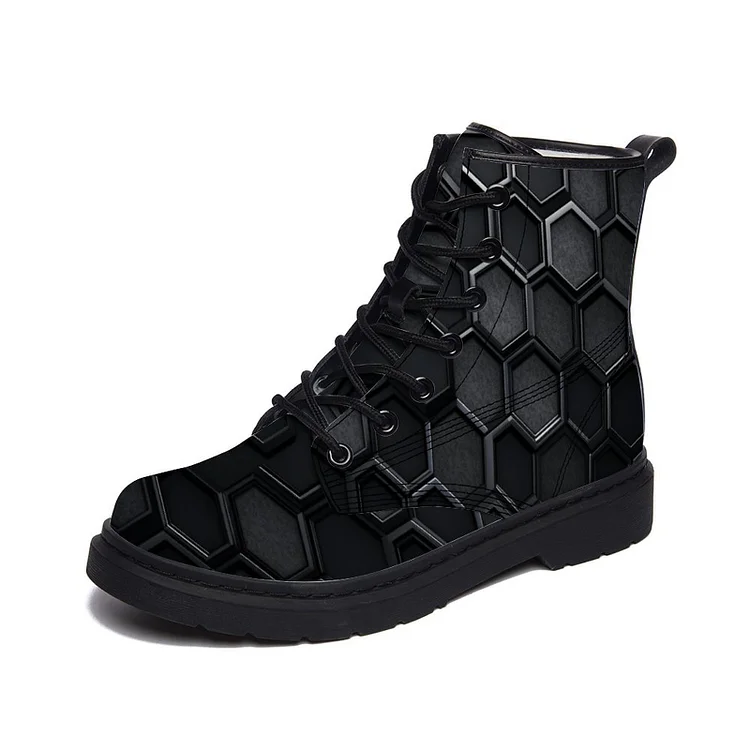 Boots Different HEXAGONAL BLACK  customized, personalized, gift