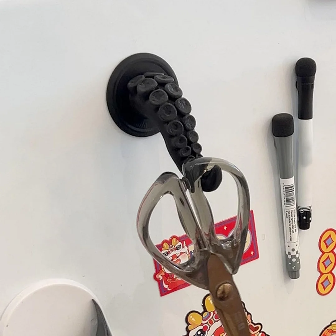 Octopus Claw Magnetic Bracket, 3D Octopus Claw Magnetic Bracket for Phone, Creative Octopus Tentacle Magnetic Phone Holder, Multifunctional Octopus Holder Phone Stand (Gray)