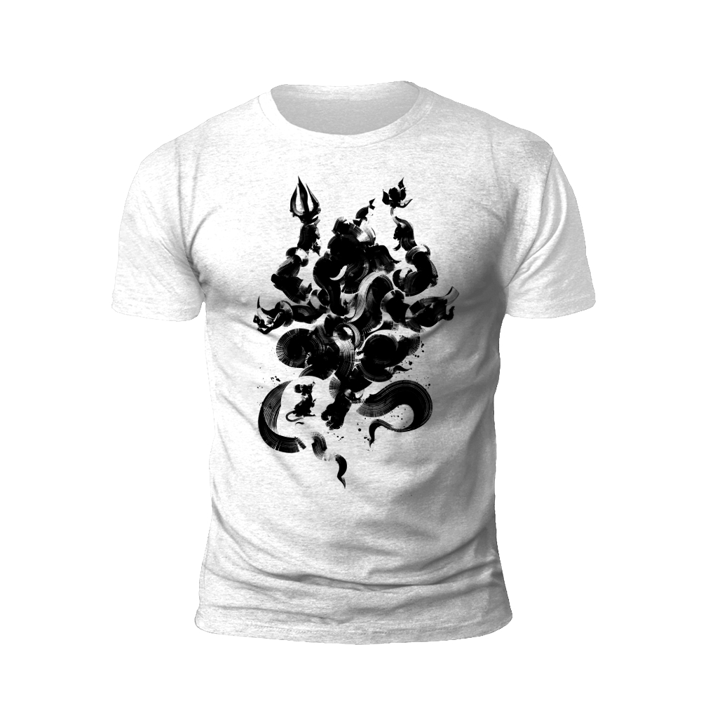 Zen Ink Buddha: Enlightenment and Serenity T-Shirt