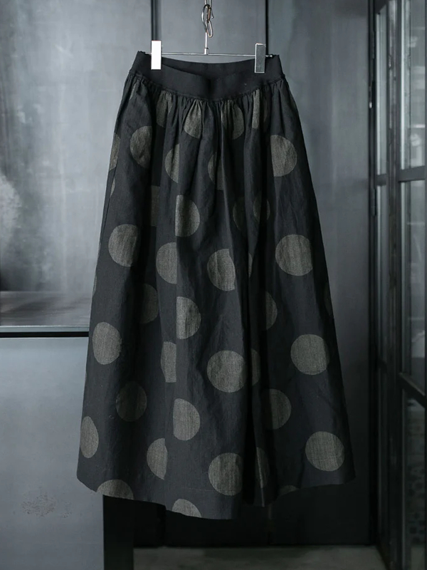 Polka Dot Print High Waist Women's Skirt tjj Shicloths