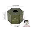 Camping Gas Can Case Anti-Fall Gas Canister Protective Cover Metal Camping Tools